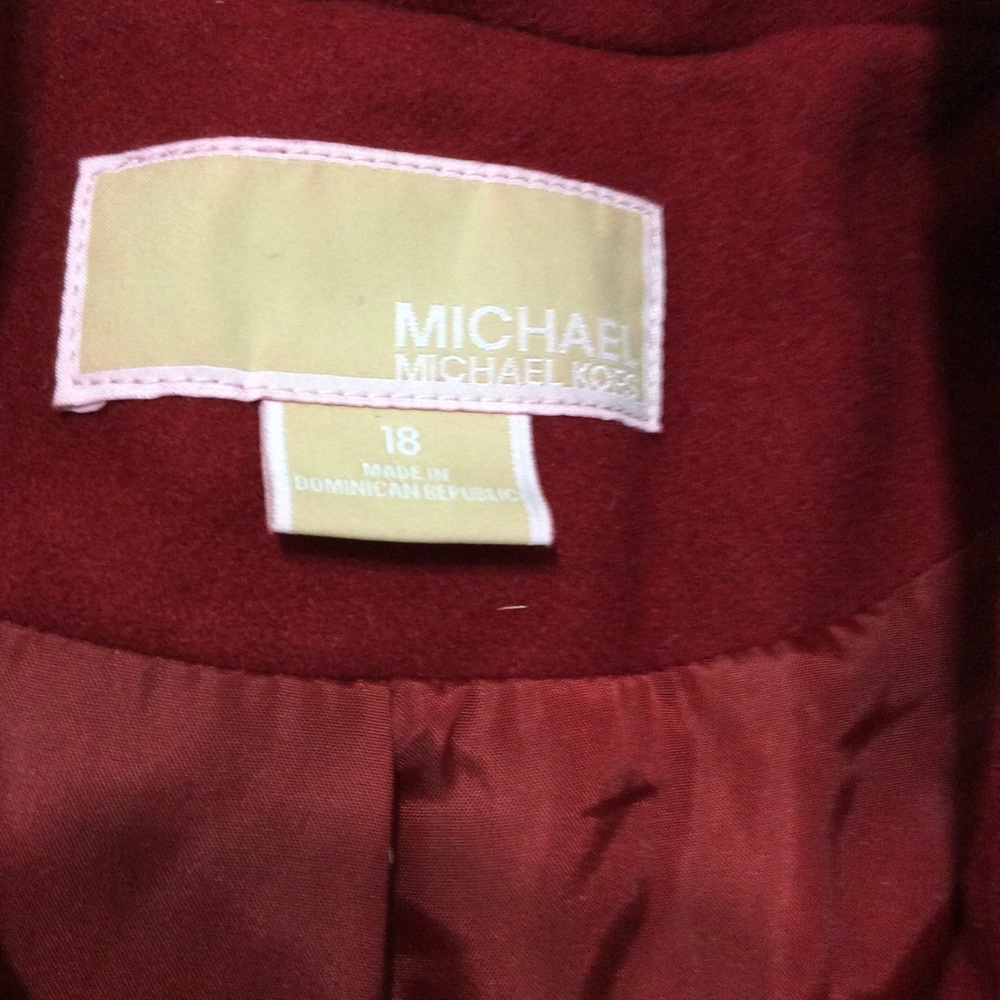 Michael Kors red coat - new